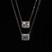 Super Sparkling Square Zircon Pendant Necklace for Women's Fashion and Luxury Full Diamond Collar Chain Sheinx7464_ipsvogv.com