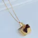 Fashion Sweet Flower Basket Strawberry Pendant Necklace Countryside Style Unique bowknot Womens Metal sailormoon Long_ipsvogv.com