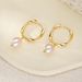 Women’s Jewelry Set Fashion Hot Selling Real Gold Brass Electroplating Fresh Small Oval Pearl Pendant Ladies Light Luxury Style Earrings_ipsvogv.com
