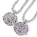 Exaggerated Boys Hip Hop Micro Set Zircon Metal Style Texture Colorful Disc Fashion Brand Necklace Jewelry_ipsvogv.com