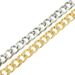 Hip hop cool full diamond leaf Cuban necklace for men and women trendsetters wearing punk motorcycle accessories chain_ipsvogv.com