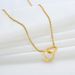 Lady Heart Shape Titanium Steel Wholesale Pendant Necklace_ipsvogv.com