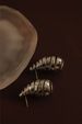 High-end Design Brass Gold Chubby Thread Hollow Water Drop INS Women Versatile Geometric Earrings_ipsvogv.com