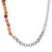 Personalized, Niche, Minimalist, Geometric, O-shaped Chain, Elegant Jewelry, Natural Stone, Freshwater Pearl Bead_ipsvogv.com