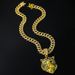 Domineering Alloy 3D Full Tiger Head Pendant Men's Hip-Hop Cool Personality Inlaid Diamond Necklace_ipsvogv.com