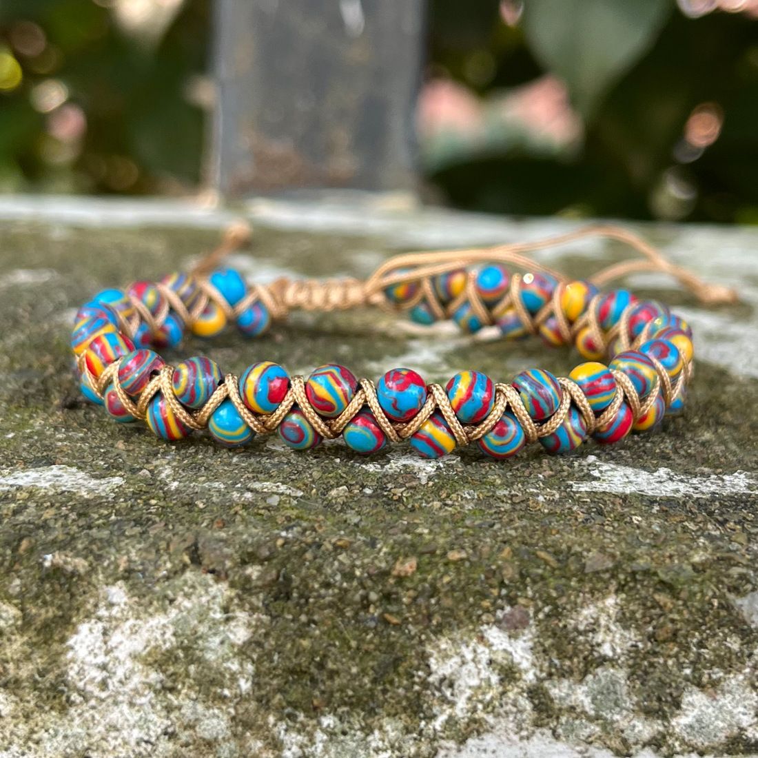 New Hand Jewelry 4mm Imperial Stone Beaded Braided Bracelet Double Layer Stone Wrapped Yoga Female Bracelet_ipsvogv.com