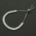 Ins women's adjustable zircon bracelet bracelet, trendy and versatile, fashionable rose gold jewelry accessories_ipsvogv.com