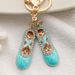 New Ballet Shoe Keychain European And American Diamond Studded Boots Metal Keychain Pendant Cute And Creative Small Gift_ipsvogv.com