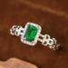 Cao Shi's Light Luxury Feminine Temperament, French Geometric Ring, Wedding Engagement Banquet, Wearing Accessories_ipsvogv.com