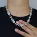 Men's Jewelry Hip Hop Star Pendant Cuban Chain Necklace In Silver For Trendy Streetwear Hip Hop Fashion Trend Men's Jewelry_ipsvogv.com