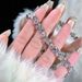 Roman Ins Niche Designer Minimalist Women's Full Diamond Light High-end Luxury Trendy Bracelet_ipsvogv.com
