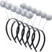 Alien Antenna Headband Halloween Party Role Playing Decoration COSPlAY Space Suit Accessories Gold Powder Ball_ipsvogv.com