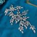 Elegant Handmade Crystal Hairpiece For Women - Glamorous Wave Design Hair Accessory With Rhinestones For Weddings, Parties, And Special Occasions_ipsvogv.com