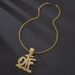 New Style Spliced OTF Necklace Creative Versatile Alloy Inlaid Diamond Letter Pendant_ipsvogv.com