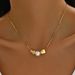 2024 new style women's necklace with personalized electroplated bead, niche long collarbone chain, versatile design_ipsvogv.com