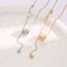 Korean version of new gold-plated mesh red flow Su Da barbarian waist titanium steel necklace for women's fashion, light_ipsvogv.com
