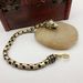 Brass Vintage Bracelet Leopard Head Inlaid With Turquoise Men's And Women's Handmade Jewelry Hip Hop_ipsvogv.com