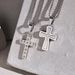 Men's Jewelry Cross Pendant Necklace Steel Fashion Accessories_ipsvogv.com