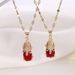 New Year's Lucky Pixiu Titanium Steel Necklace For Women With Gold Plated Net Red Collar Chain Trendy Fashion Jewelry_ipsvogv.com