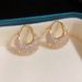 Micro Paved Full Zircon Bag-Shaped Internet Celebrity Personality Exquisite Super Shiny High-End Versatile Earrings For_ipsvogv.com