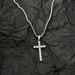 Ma Siwei's Same Full Diamond Cross Titanium Steel Necklace For Men's Personalized Design Jewelry_ipsvogv.com