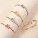 Women's Jewelry Diamond Nail Open Bracelet Wedding Dinner Party Jewelry High End Niche Light Luxury Zircon Bracelet_ipsvogv.com