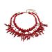 Fashion Ladies Necklace Versatile Multi Layer Coral Design Long Clavicle Chain Geometric Necklace Two Piece Set For Women_ipsvogv.com