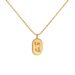 Meichen Solid Small Gold Brick With Double Sided Engraving Nafu Necklace For Women Mini Round Beads Titanium Steel Lock_ipsvogv.com