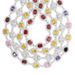Women's Jewelry Necklace Inlaid With Red Yellow And White Colored Zircon Ladies Hip Hop Tennis Chain Necklace_ipsvogv.com