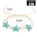 Beach Style Hand Woven String Starfish Knot Anklet_ipsvogv.com