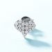 Love Full Inlaid Bright Moissanite Earrings S925 Silver Inlaid Colored Gemstone Earrings Light Luxury All Match_ipsvogv.com