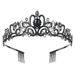Crystal Diamond Bridal Wedding Hair Crown Birthday Headdress Hair Accessories Ball Crown Car Show Performance Headband_ipsvogv.com