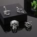 Hot Selling Jewelry: Skull Octopus Exaggerated Punk Snake Ring Set Of 4 Rings_ipsvogv.com