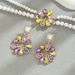 Commuting style necklace, flower design earrings, versatile, niche and high-end bead jewelry set_ipsvogv.com