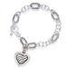 Women’s Jewelry Set Fashion New Retro Heart Shaped Stainless Steel Versatile Twisted Bracelet Necklace Female Valentine's Day Gift_ipsvogv.com