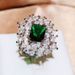 celebrity High End Streaming Internet Live New Product, Light Luxury Simulation Inlaid With Green Zircon Full Diamond, Product, Diamond,_ipsvogv.com
