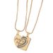 Couple Love Heart Pendant Necklaces for Women Men Hip Hop Punk Necklace Couple Jewelry Gift Metal Chain_ipsvogv.com