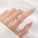 Silver Moissanite Ring Niche High End Design Finger Love Note Symbol Small Row Ring Female_ipsvogv.com