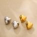 Women’s Jewelry Set Fashion Jewelry Stainless Steel Gold Polished Love Earrings Fashionable Temperament Heart Shaped Earrings_ipsvogv.com