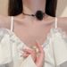 Double Layer Dark Style Lace Flower Crystal Choker Personality Fashion Elegant Temperament High-end Sense Necklace For_ipsvogv.com