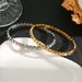Fashionable Titanium Steel Honeycomb Full Diamond Non Fading Bracelet, Simple Women's Slim Version, Versatile Anti_ipsvogv.com