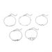 Wind Circle Size Double Ring Simple Personality Cold Angel Wings Bracelet Handicraft For Women_ipsvogv.com