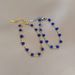 【 Full body titanium steel 】 Dongdaemun personality extremely simple style lucky grass blue chain bracelet female_ipsvogv.com