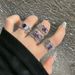zircon Design A Niche High-end Of Honeycomb Opening For Women's Light Luxury Hollow Out Nine Purple Fire Free Ring_ipsvogv.com