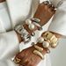temperament Baroque large pearl ins stacking bracelets exaggerated irregular winding hug hand jewelry_ipsvogv.com