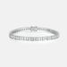 new Box Chain White Zirconium Bracelet S925 Silver Inlaid Single Row Of Colored Diamonds Hand Jewelry For Men And Women Fashion All Match_ipsvogv.com