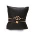 New Minimalist Women's Personalized Hollowed Out Lotus Heart And Bracelet Set Of 2 Pieces For Women_ipsvogv.com