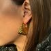 Unisex Real Gold Electroplated Titanium Steel Vinatage Hollow Fashion Shoulder Bag Trapezoidal Earrings_ipsvogv.com