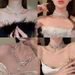 Store Hot 【 Sale ! 】 Sparkling Zircon Pearl Necklace Light Luxury Niche Tassel High End Neck Chain 2024 New Clavicle 【 】_ipsvogv.com