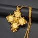 Ethiopian Cross Head Pendant Gold Eritrean Traditional Wedding_ipsvogv.com